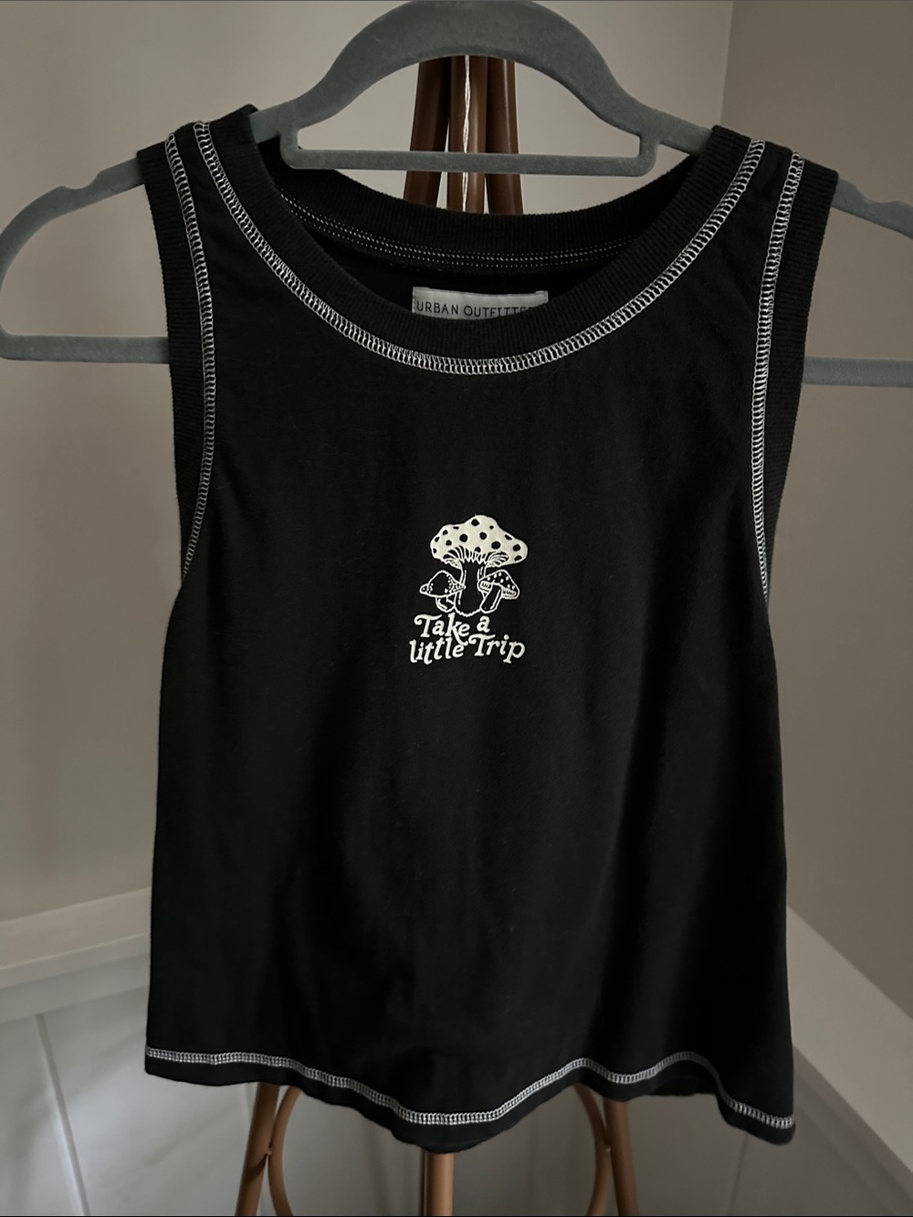 Urban Outfitters Cropped Graphic Tank
